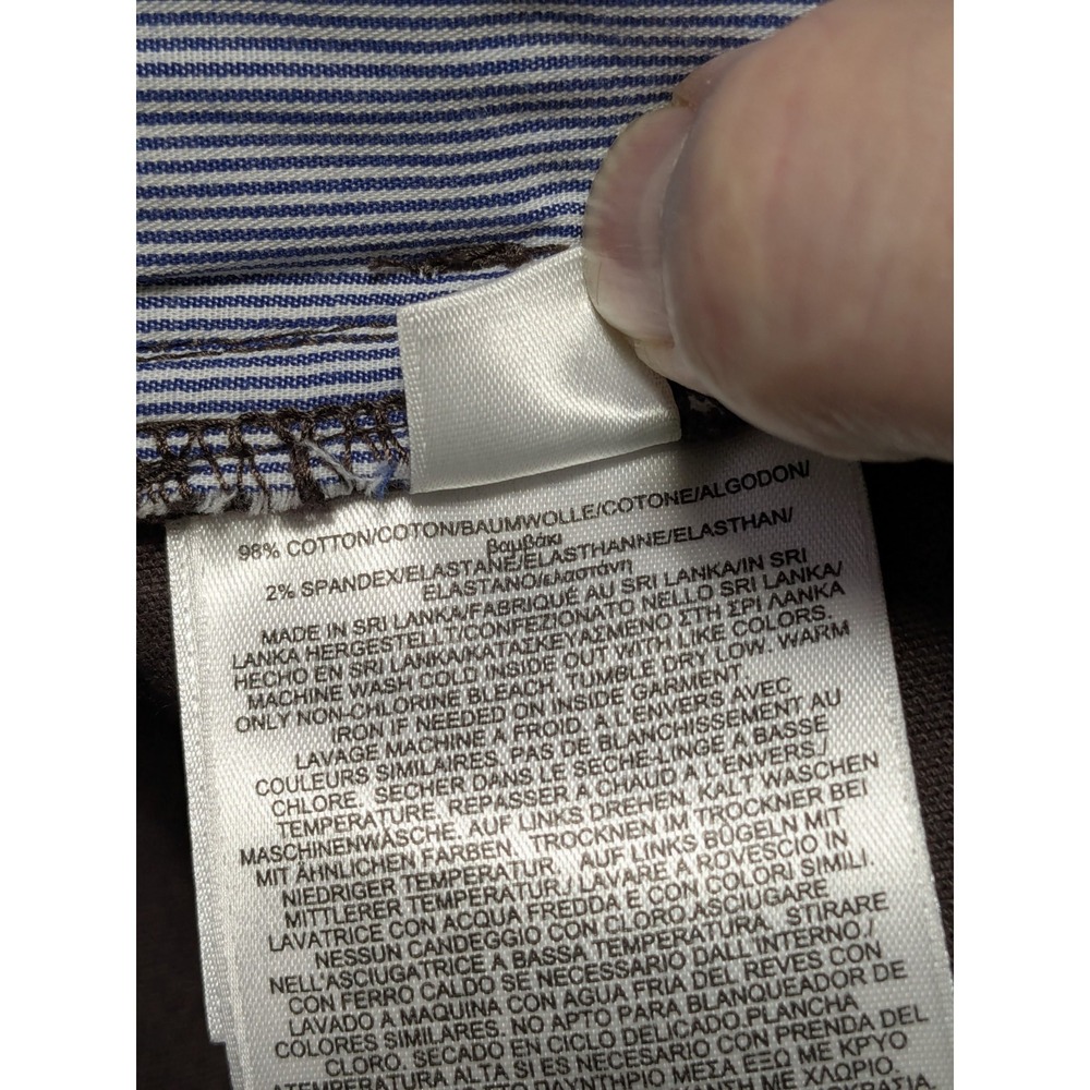 BROOKS BROTHERS Men 36X30 Brown Cotton Stretch Corduroy‎ Pants - Picture 5 of 15